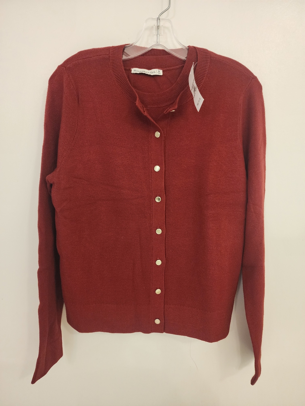 Abercrombie & Fitch Rust Button-Front Cardigan Set